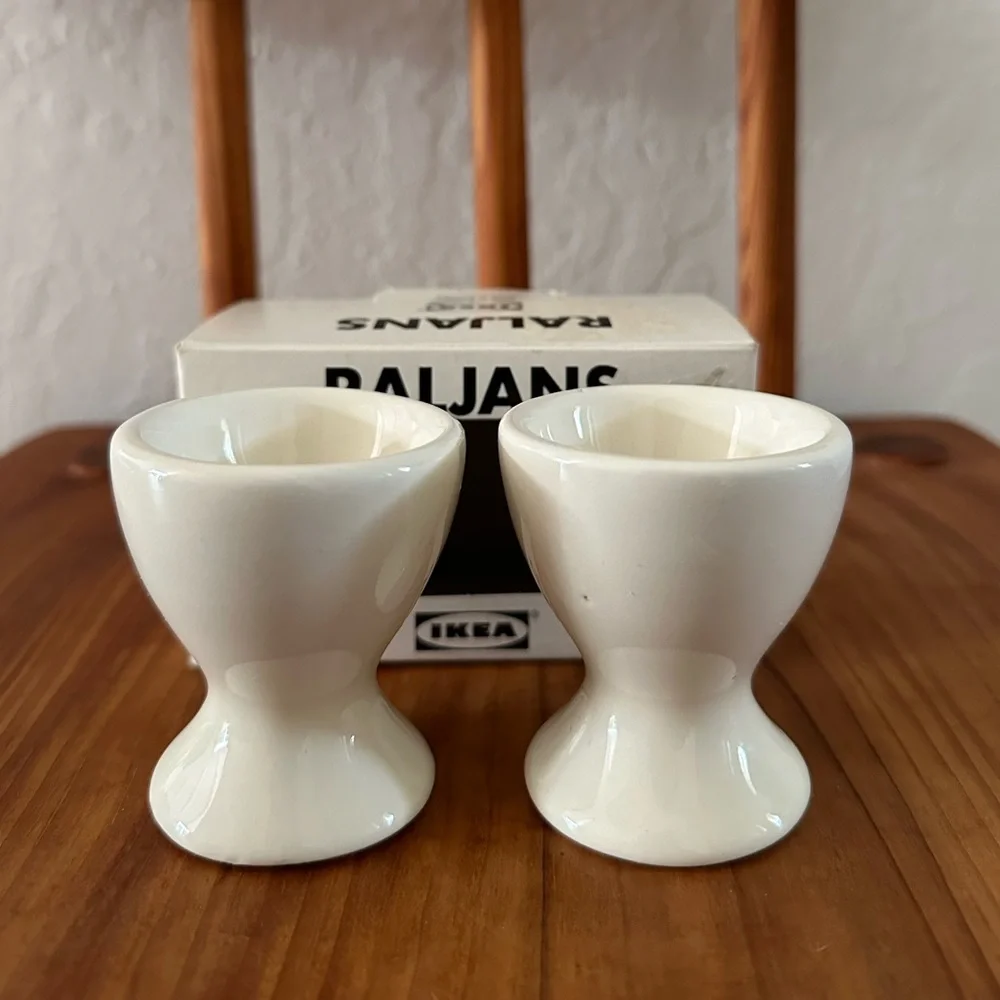 Vintage IKEA RALJANS Egg Cups Like New Egg Stands